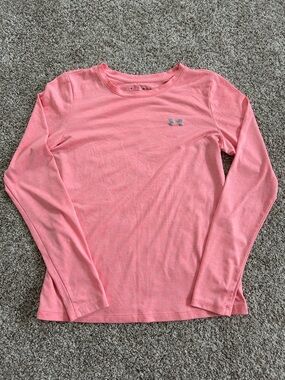 Under Armour Pink Long Sleeve Performance Top